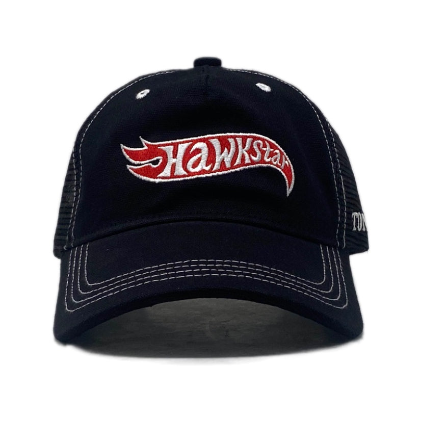 Hawkstar Canvas Trucker Hat Black/White