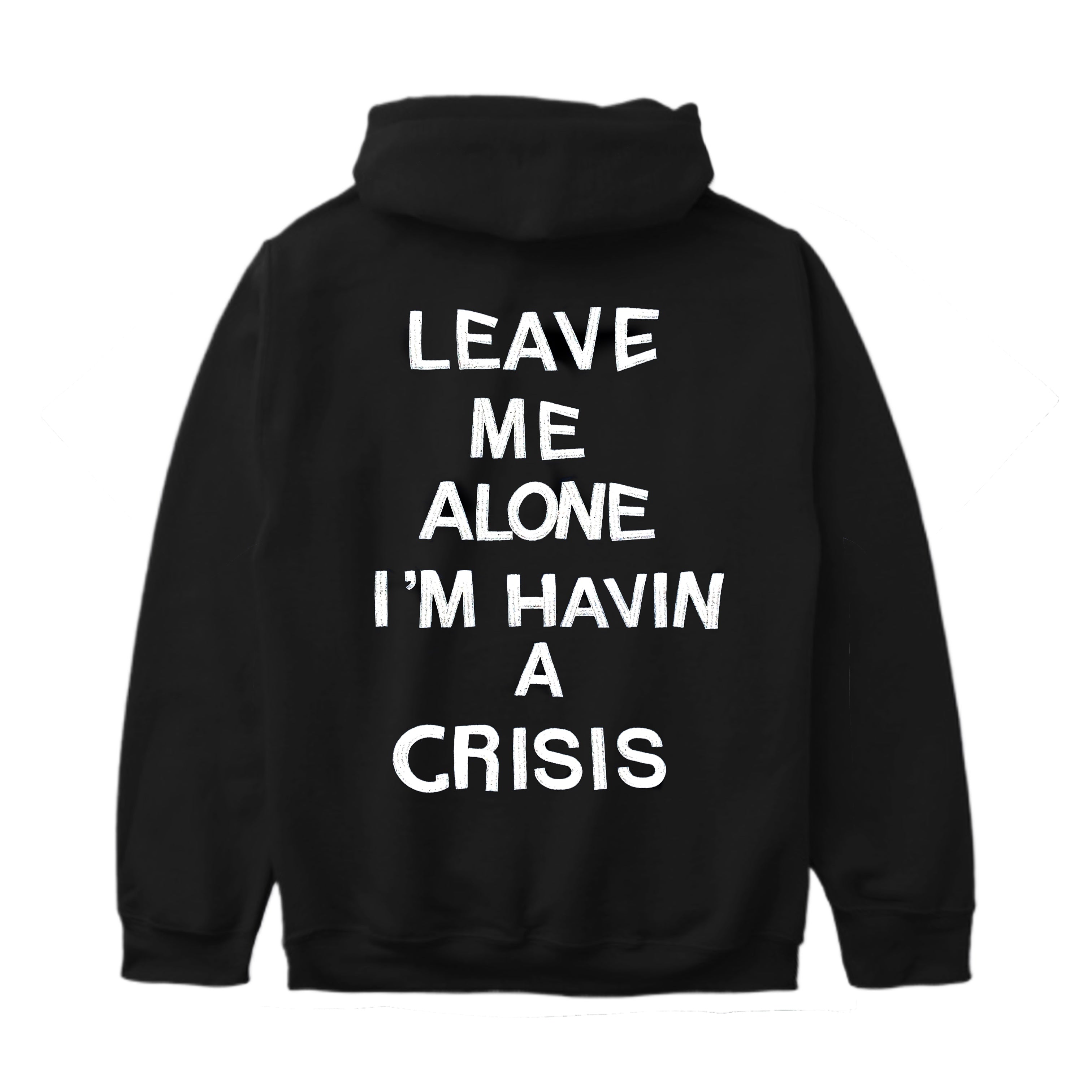 Leave Me Alone Hoodie Black – stingwater