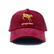 Baby Cow Corduroy Hat Burgundy