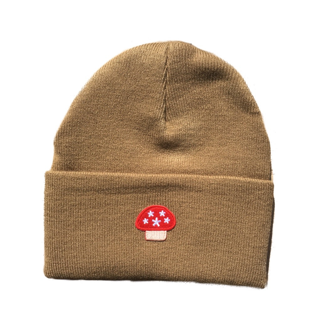 Aga Patch Beanie Brown