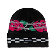 Groeing Roses Beanie Black