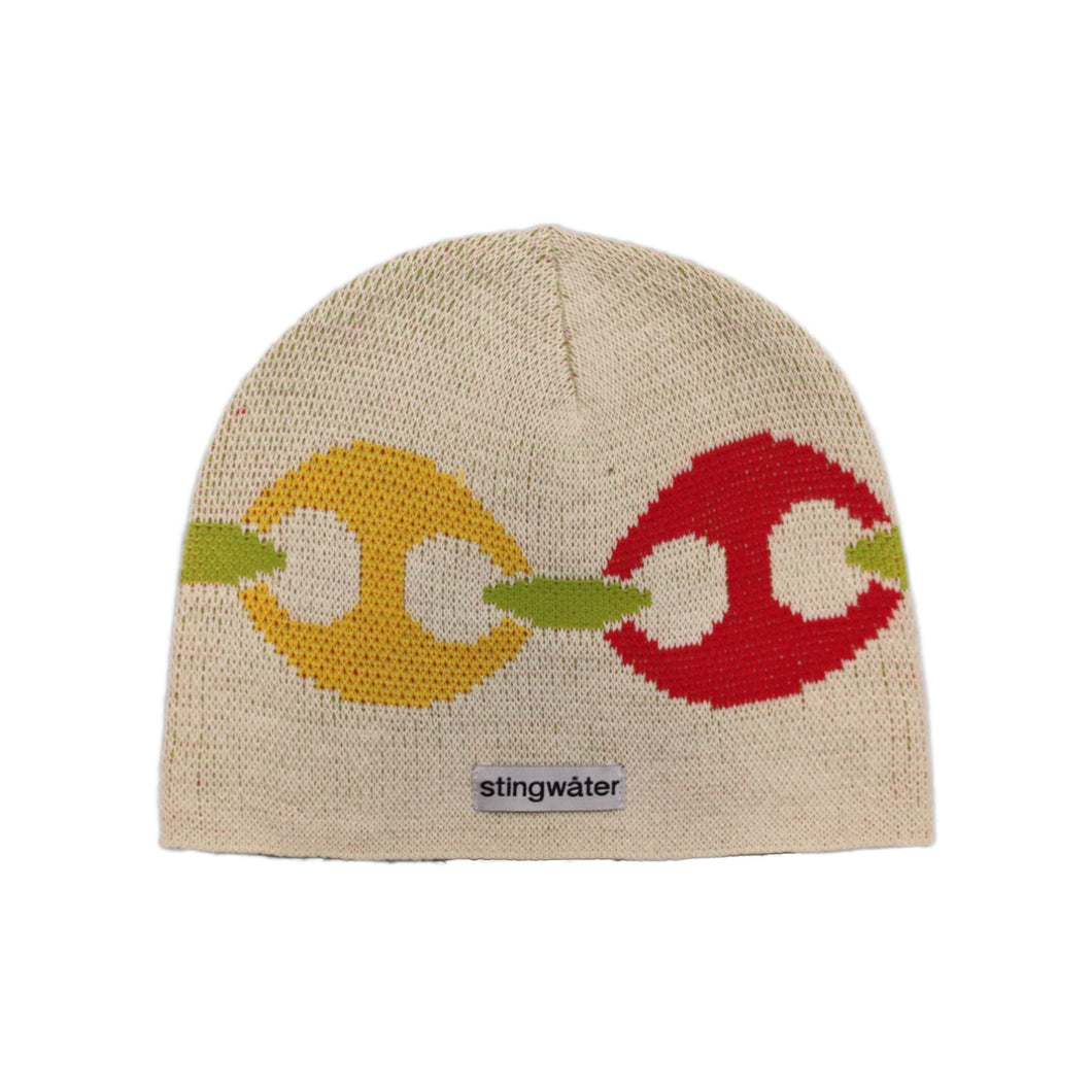 Stingwater Anchor Chain Beanie Off White