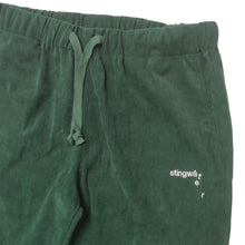Load image into Gallery viewer, Corduroy Melting logo Sweatpants Forrest Green
