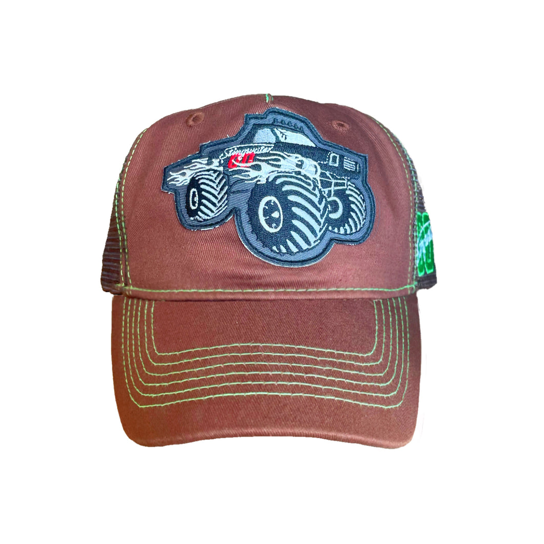 Stingwater Monster Truck Hat Brown