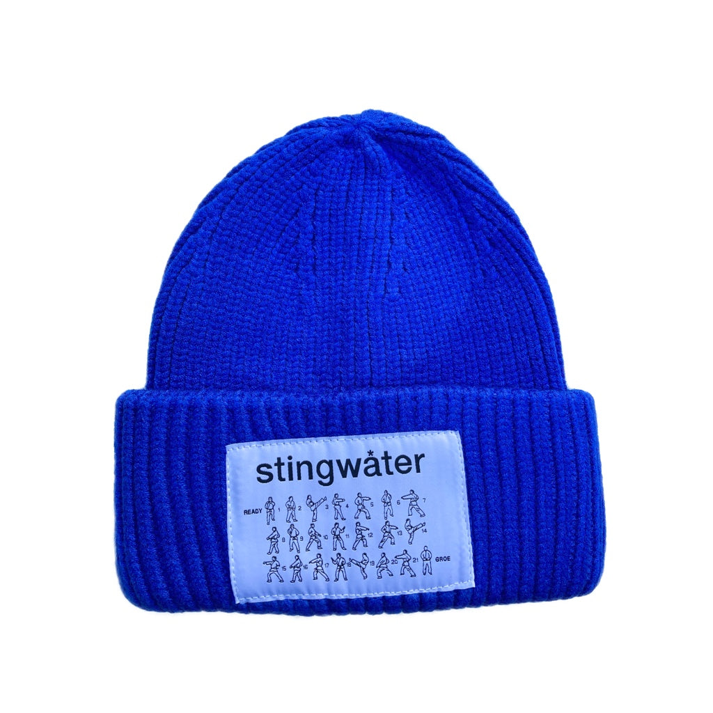 Self-Development Ribbed Beanie King Blue