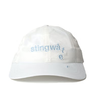 Nylon Stingwater Melting Logo Hat White